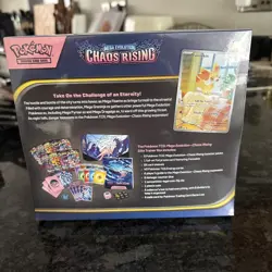 Pokemon TCG Mega Evolution Chaos Rising Elite Trainer Box Factory Sealed - Image 3
