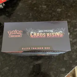 Pokemon TCG Mega Evolution Chaos Rising Elite Trainer Box Factory Sealed - Image 5