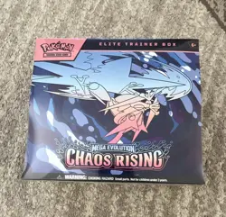 Pokemon TCG Mega Evolution Chaos Rising Elite Trainer Box English Lucario 1 Box - Image 1