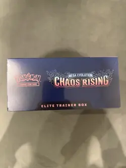 Pokemon TCG ETB Elite Trainer Box Mega Evolution Chaos Rising BRAND NEW SEALED - Image 2