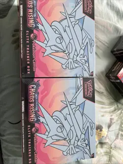Pokemon TCG: Mega Evolution Chaos Rising Pokemon Center Elite Trainer Box X2 - Image 1