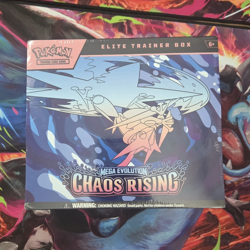Pokemon TCG Elite Trainer Box Mega Evolution: Chaos Rising English 1 Box - Image 1