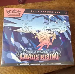Pokemon TCG Mega Evolution: Chaos Rising Elite Trainer Box 40 Cards 2024 EN - Image 1