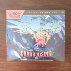 Pokemon TCG Mega Evolution: Chaos Rising Elite Trainer Box Small Tear In Seal - Image 1