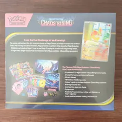 Pokemon TCG Mega Evolution: Chaos Rising Elite Trainer Box Small Tear In Seal - Image 2