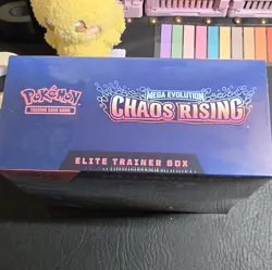 Pokemon TCG Mega Evolution—Chaos Rising Elite Trainer Box, 9 Booster Packs, NM - Image 2