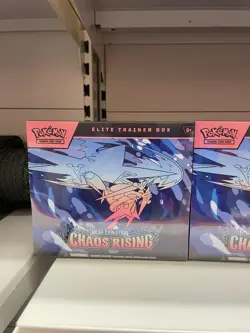 Pokemon TCG Elite Trainer Box Kit - Mega Evolution: Chaos Rising (Age 6+) - Image 1