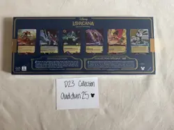 Ravensburger Disney Lorcana D23 Collection Limited Promo Sealed Box 6 Cards 2024 - Image 3