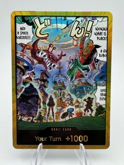 ONE PIECE OP14 GOLD DON!! Card Egghead Island - The Azure Sea’s Seven English - Image 1