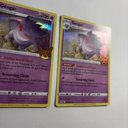 Gengar Pokemon TCG Promo Card 066/196 English Standard 2022 2x NM - Image 2