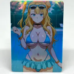 Please tell me! Galko-chan - Galko Goddess Anime Waifu ACG Foil Card - Image 1