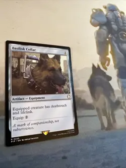 Basilisk Collar #225 (NM) Fallout PIP Magic MTG - Image 3