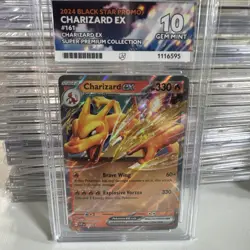 Pokemon Card - Charizard Ex Black Star Promo SVP 161 - ACE 10 - Image 3