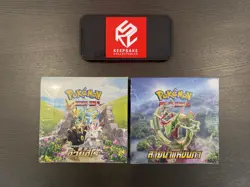 Pokemon Eevee Heroes + Blue Sky Stream Booster Boxes. Bundle. THAI Lang. RARE - Image 1