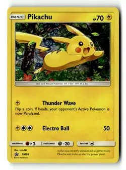 Pokemon Card Pikachu - General Mills Holo LP Miscellaneous Cards & Products SM04 - Image 1