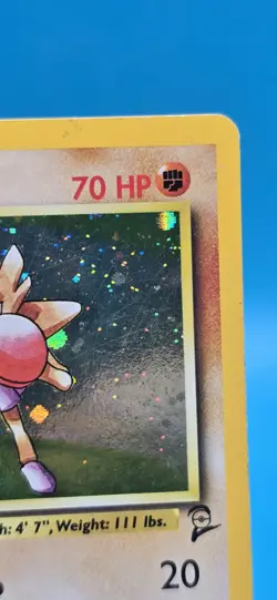 Hitmonchan Holo 8/130 Base Set 2 Holo Pokemon B25 - Image 3