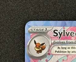 2025 Pokemon Prismatic Evolutions Sylveon ex #156 SIR - Mint+ - Image 3