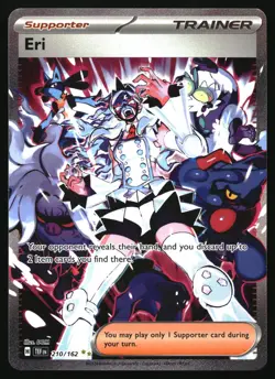 Eri 210/162 Temporal Forces Pokemon Card Near Mint English 2024 - Image 2