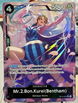 Mr.2 Op14-091 Alt Art One Piece TCG Card - Image 1