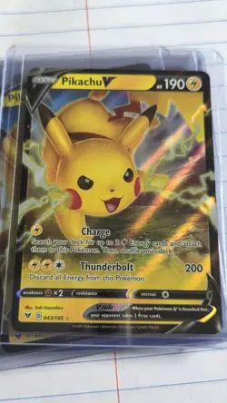 Pokemon TCG Vivid Voltage Pikachu V Ultra Rare Card 043/185 Mint/Nm - Image 1