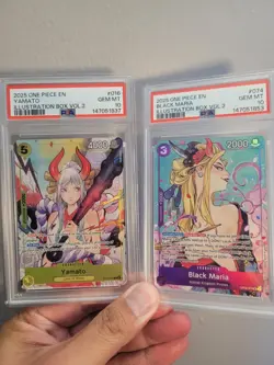 ONE PIECE ILLUSTRATION BOX VOL 2 BLACK MARIA YAMATO PSA 10 - Image 1