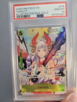ONE PIECE ILLUSTRATION BOX VOL 2 BLACK MARIA YAMATO PSA 10 - Image 4