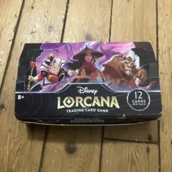 Disney Lorcana TCG Rise of the Floodborn Booster Box Open Box 32x Pack Brand New - Image 1