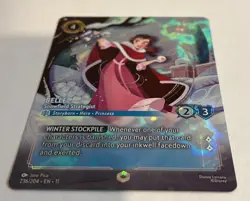 Disney Lorcana - Winterspell - Belle - Snowfield Strategist - ENCHANTED 236/204 - Image 5