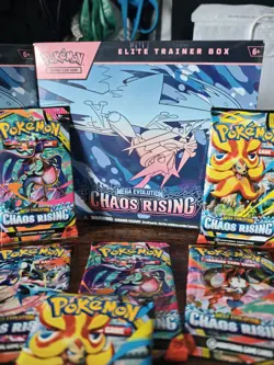 Pokemon TCG Chaos Rising 2x ETB 10x Single Booster Pack Bundle BRAND NEW SEALED - Image 4