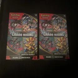 2x Pokemon TCG - Chaos Rising - Booster Bundle (6 packs) NEW & SEALED - Image 1