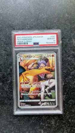 PSA 10 Charizard CHR S8b Vmax Climax 187/184 Japanese Pokemon Card - Image 1