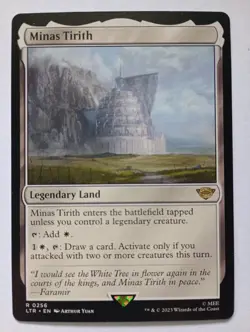 MTG Minas Tirith The Lord of the Rings #256 Magic the Gathering Card Rare NM - Image 1