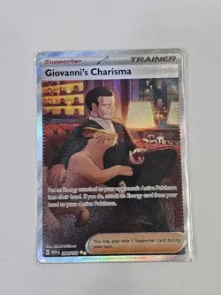 Giovanni's Charisma Scarlet & Violet Holo Special Illustration Card 204/165 - Image 1