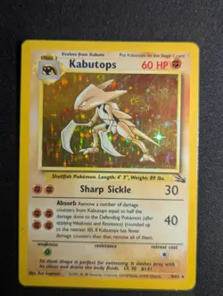 Kabutops 9/62 - Holo Rare - Fossil - Pokemon Card - MP - Image 2