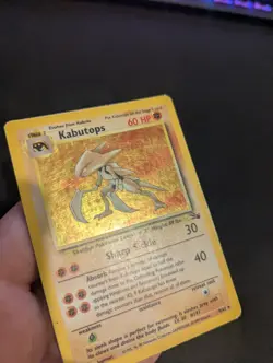 Kabutops 9/62 - Holo Rare - Fossil - Pokemon Card - MP - Image 4