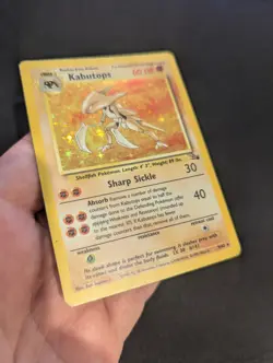 Kabutops 9/62 - Holo Rare - Fossil - Pokemon Card - MP - Image 5