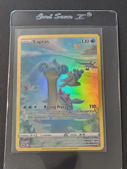 Lapras GG05/GG70 Crown Zenith Galarian Gallery Holo Card Near Mint Condition - Image 3