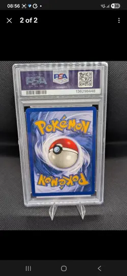 Pokemon TCG Fossil Kabutops Holo Rare Card 9/62 PSA 8 Near Mint Condition - Image 2