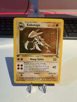 Kabutops 9/62 1st Edition Fossil Set Holo Rare Pokemon Card 1999 WOTC TCG NM - Image 1