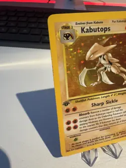Kabutops 9/62 1st Edition Fossil Set Holo Rare Pokemon Card 1999 WOTC TCG NM - Image 3