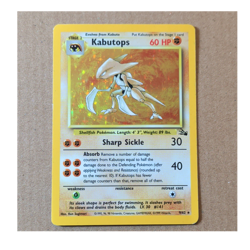 Wizards of the Coast Pokemon TCG Kabutops 9/62 Fossil Holo Rare 1999 - Image 1