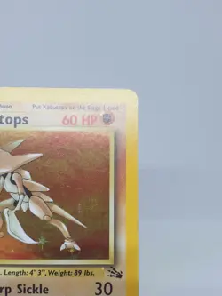 Kabutops 9/62 Holo Rare Fossil WoTC Unlimited Pokemon TCG Vintage card LP - Image 2