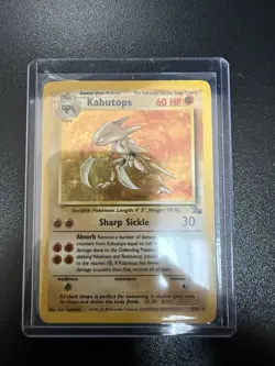 Vintage ⭐ Kabutops 9/62 ⭐ Original Holo Rare Fossil Set Pokemon Card WOTC 1999 - Image 1
