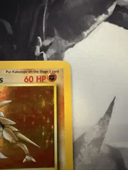 Pokemon TCG Kabutops 9/62 Fossil Holo Rare Unlimited - Image 2