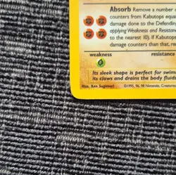 Pokemon TCG Kabutops Holo Rare Card Unlimited, Fossil, 9/62 - Image 2
