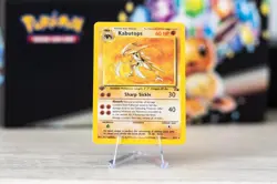 Pokemon TCG Kabutops Fossil 9/62 1st Edition Holo Rare 1999 MP/HP+ - Image 1