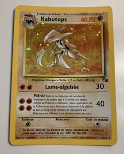 Pokemon TCG Kabutops Holo Rare Card Unlimited, Fossil, 9/62 - Image 1