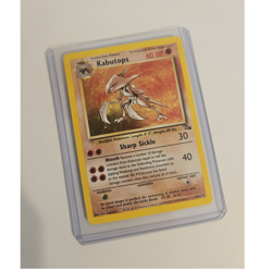 Pokemon Kabutops 9/62 Holo Rare 60 HP Unlimited Fossil TCG Card 1999 - Image 1