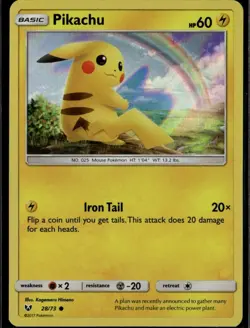 Pikachu - 28/73 (Water Web Holo) Promo Miscellaneous Cards & Products 028/073 Li - Image 1