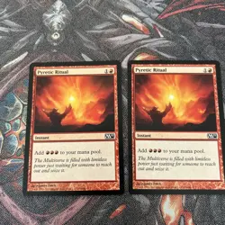 PYRETIC RITUAL X4 2011 Core Set M11 Magic MTG MINT CARD - Image 2